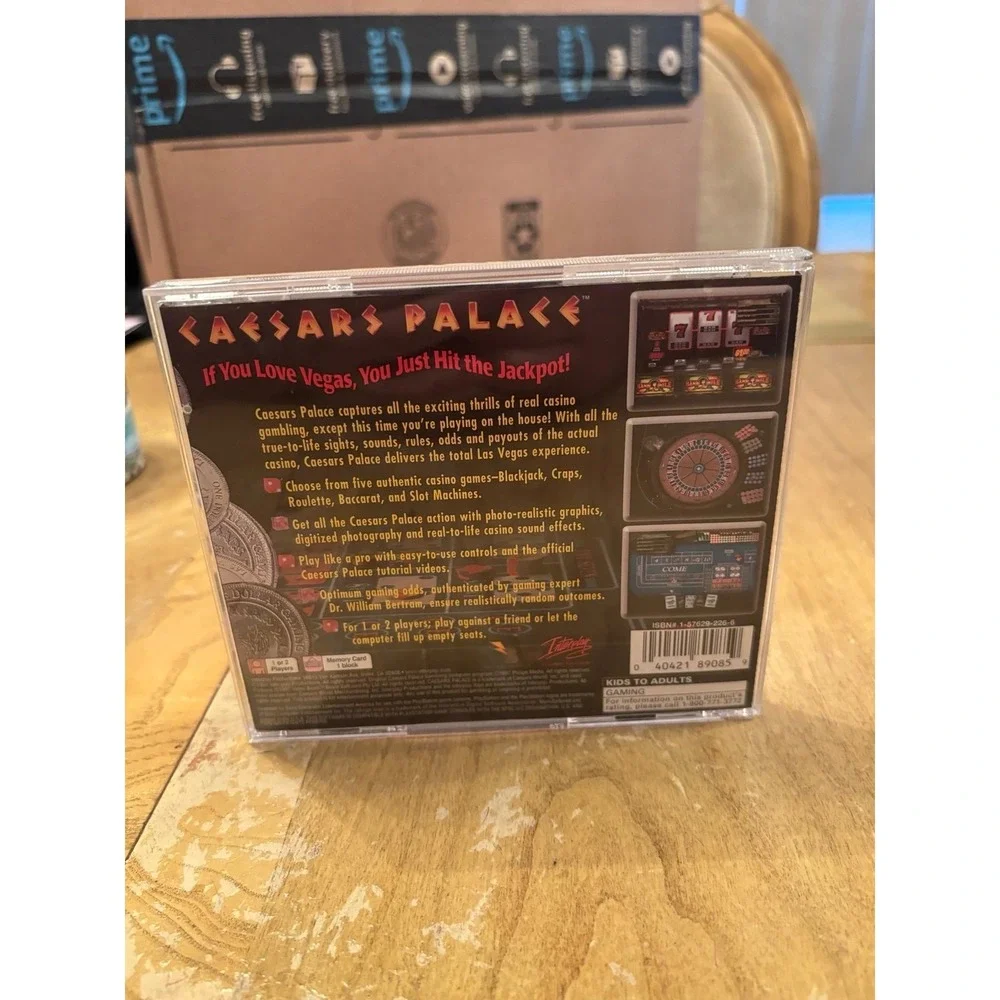 Caesars Palace (Sony PlayStation 1) PS1 Complete CIB